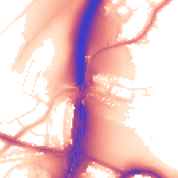 Daytime road noise heatmap for BS16 1AP