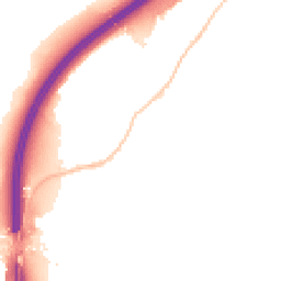 Night-time road noise heatmap for BS16 1AX