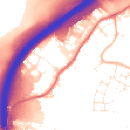 Daytime road noise heatmap for BS16 1AY