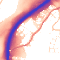 Daytime road noise heatmap for BS16 1BB