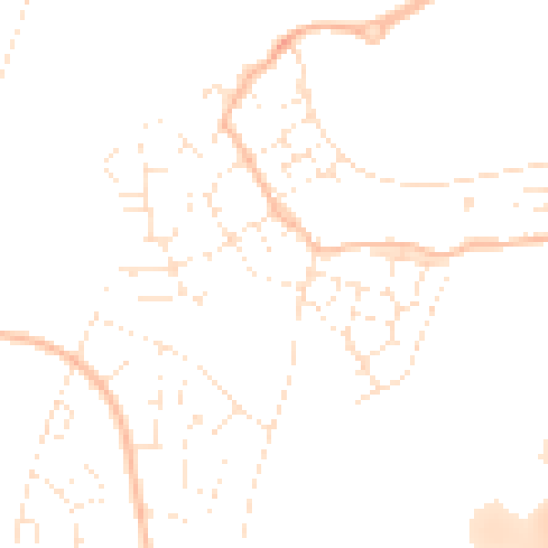 Daytime road noise heatmap for BS16 1BF
