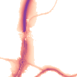 Night-time road noise heatmap for BS16 1BH