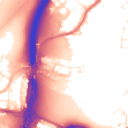 Daytime road noise heatmap for BS16 1BP