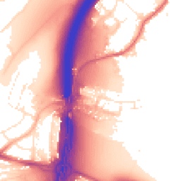 Daytime road noise heatmap for BS16 1BS