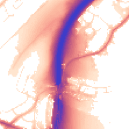 Daytime road noise heatmap for BS16 1BU