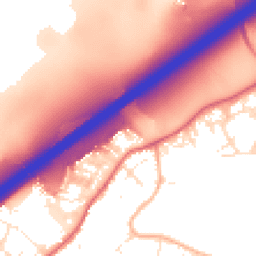 Daytime road noise heatmap for BS16 1BX