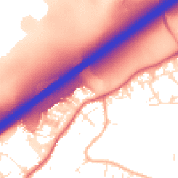 Daytime road noise heatmap for BS16 1BY