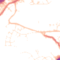 Daytime road noise heatmap for BS16 1DB