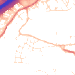Daytime road noise heatmap for BS16 1DE