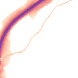 Night-time road noise heatmap for BS16 1EF