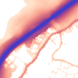 Daytime road noise heatmap for BS16 1ES