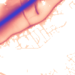 Daytime road noise heatmap for BS16 1HQ