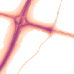 Night-time road noise heatmap for BS16 1QH