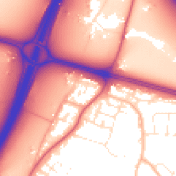 Daytime road noise heatmap for BS16 1QJ