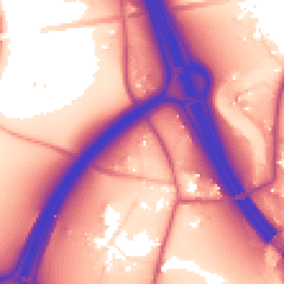 Daytime road noise heatmap for BS16 1RN