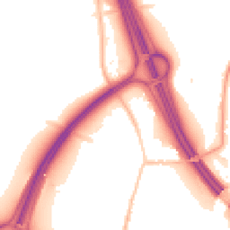 Night-time road noise heatmap for BS16 1RN
