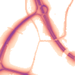 Night-time road noise heatmap for BS16 1RT