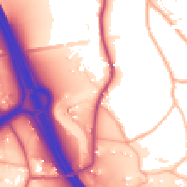 Daytime road noise heatmap for BS16 1SF