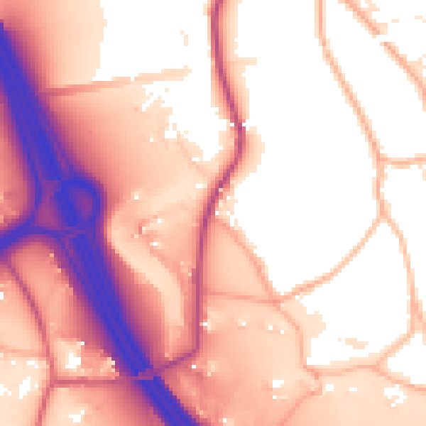 Daytime road noise heatmap for BS16 1SH