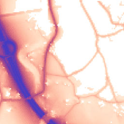 Daytime road noise heatmap for BS16 1SJ