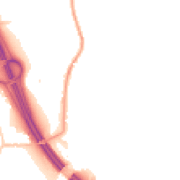 Night-time road noise heatmap for BS16 1SJ