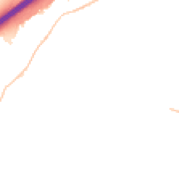 Night-time road noise heatmap for BS16 1UP