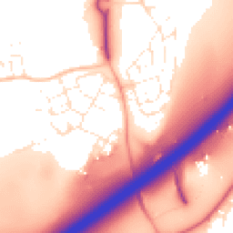Daytime road noise heatmap for BS16 1UX
