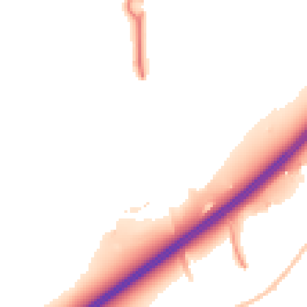 Night-time road noise heatmap for BS16 1UX