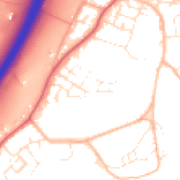 Daytime road noise heatmap for BS16 1UZ