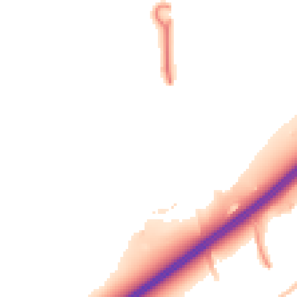 Night-time road noise heatmap for BS16 1WE