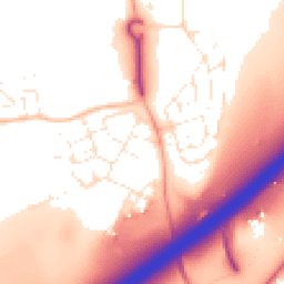 Daytime road noise heatmap for BS16 1WG