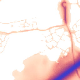 Daytime road noise heatmap for BS16 1WL