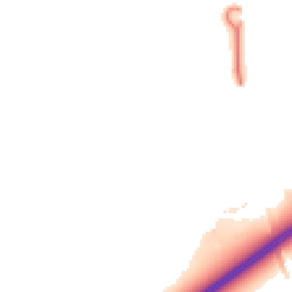 Night-time road noise heatmap for BS16 1WL