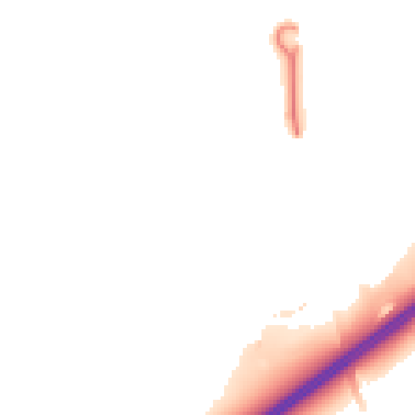 Night-time road noise heatmap for BS16 1WS