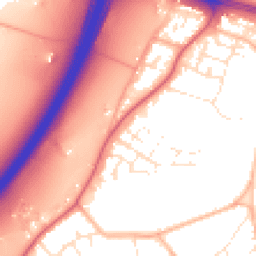 Daytime road noise heatmap for BS16 1XN