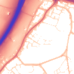 Daytime road noise heatmap for BS16 1YA