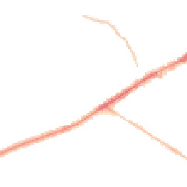 Night-time road noise heatmap for BS16 2BJ