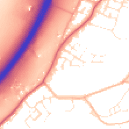 Daytime road noise heatmap for BS16 2GA