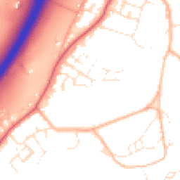 Daytime road noise heatmap for BS16 2GD