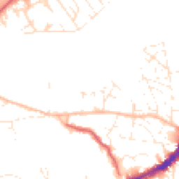 Daytime road noise heatmap for BS16 2GG