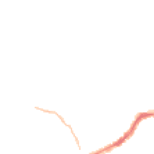 Night-time road noise heatmap for BS16 2GT