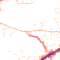 Daytime road noise heatmap for BS16 2GU