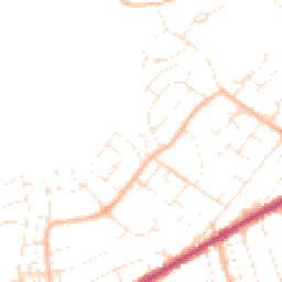 Daytime road noise heatmap for BS16 2HE