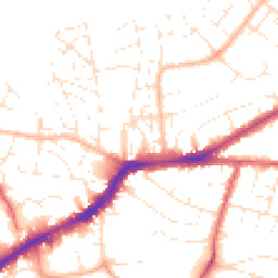 Daytime road noise heatmap for BS16 2HH