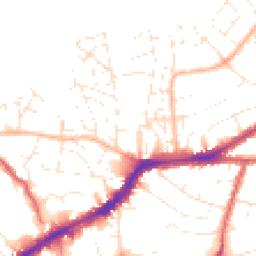 Daytime road noise heatmap for BS16 2HL