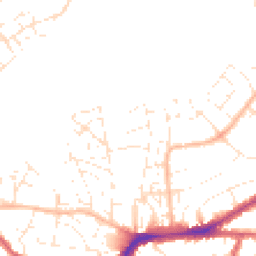Daytime road noise heatmap for BS16 2JL