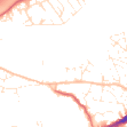 Daytime road noise heatmap for BS16 2JR