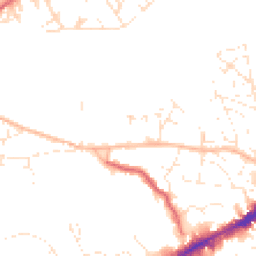 Daytime road noise heatmap for BS16 2JT