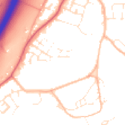 Daytime road noise heatmap for BS16 2QU