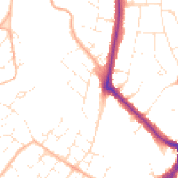 Daytime road noise heatmap for BS16 2RP